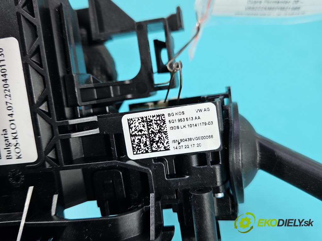 Cupra Formentor 20- 1.5 TSI 150 HP automatic 110 kW 1498 cm3 5- prepínač komplex: 5Q1953513AA (Prepínacie páčky pod volantom)