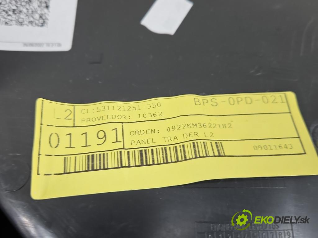 Cupra Formentor 20- 1.5 TSI 150 hp automatic 110 kW 1498 cm3 5- Tapacír: dveře zadní pravé 5FA839114A