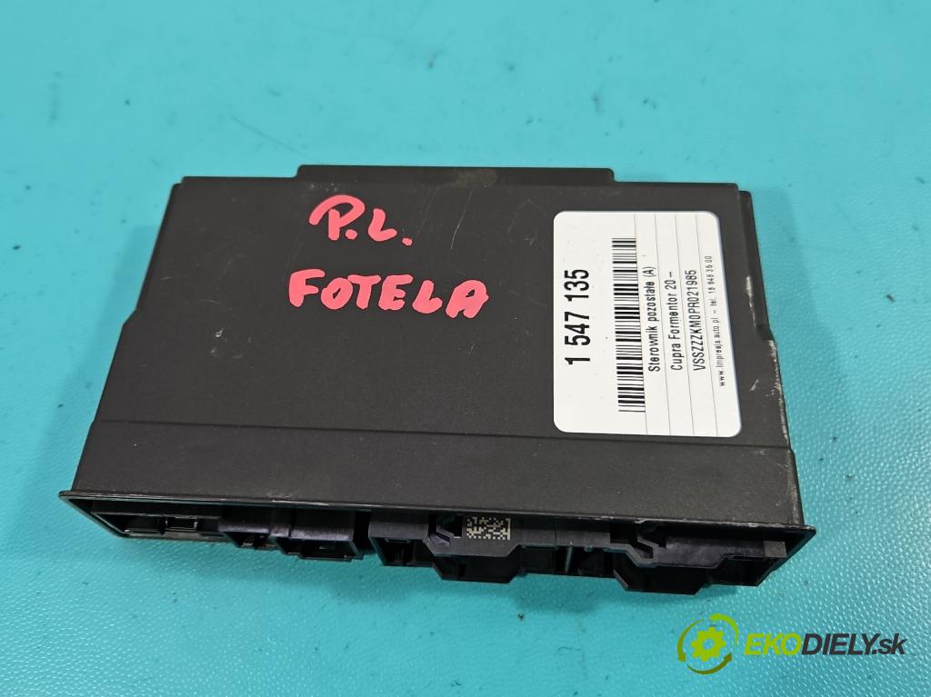 Cupra Formentor 20- 1.5 TSI 150 HP automatic 110 kW 1498 cm3 5- riadiaca jednotka ostatné 5WA959760H