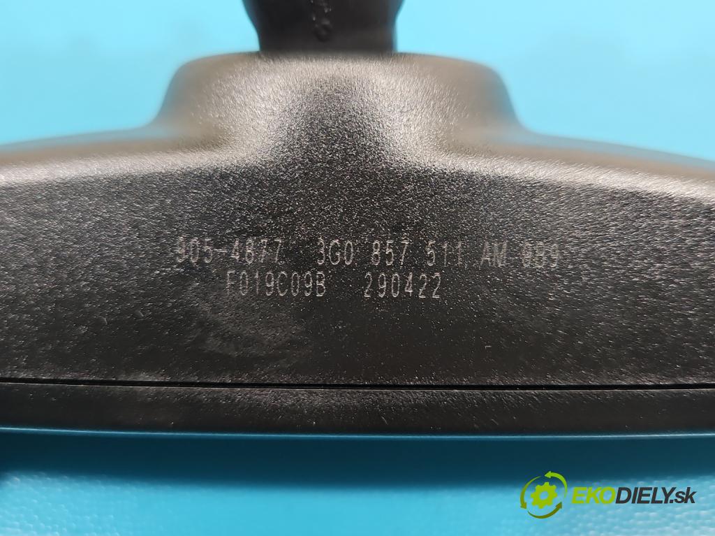 Cupra Formentor 20- 1.5 TSI 150 HP automatic 110 kW 1498 cm3 5- zrkadlo uvnitř: 3G0857511AM (Spätné zrkadlo vnútorné)