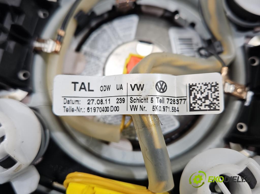 Seat Ibiza IV 6J 2008-2017 1.4 16V 86 HP manual 63 kW 1390 cm3 5- airbag vzduch: Řidiči: 6J0880201K (Airbag)