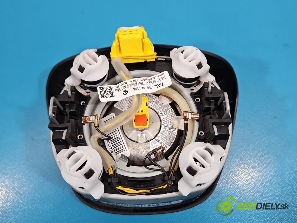 Seat Ibiza IV 6J 2008-2017 1.4 16V 86 HP manual 63 kW 1390 cm3 5- airbag vzduch: Řidiči: 6J0880201K (Airbag)