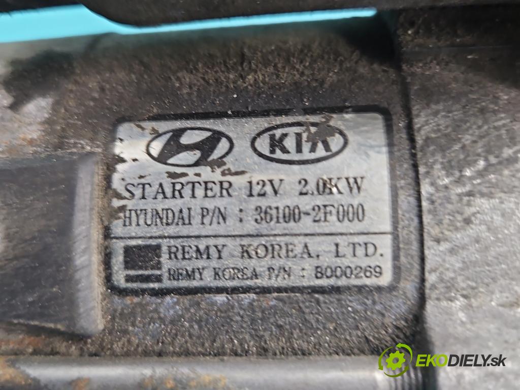 Kia Sportage III 2010-2015 2.0 crdi 184hp automatic 135 kW 1995 cm3 5- štartér 36100-2F000 (Štartér)