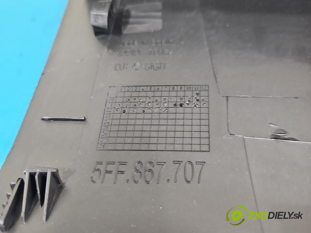 Cupra Formentor 20- 1.5 TSI 150 HP automatic 110 kW 1498 cm3 5- Čalounictví: kufrové dvere 5FF867707