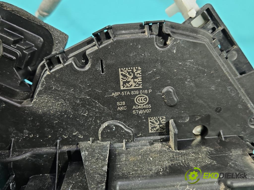 Cupra Formentor 20- 1.5 TSI 150 hp automatic 110 kW 1498 cm3 5- zámek zadní pravý A6P-5TA839016P