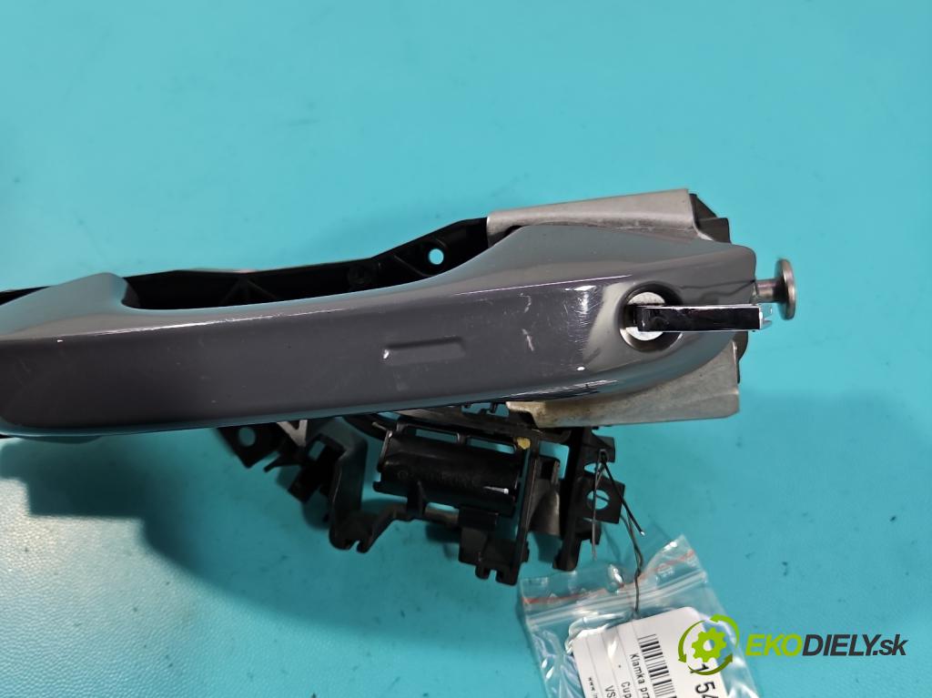 Cupra Formentor 20- 1.5 TSI 150 HP automatic 110 kW 1498 cm3 5- rukoväť predné ľavé mimo: 5FB837205 (Kľučka dverí vonkajšia predná ľavá)