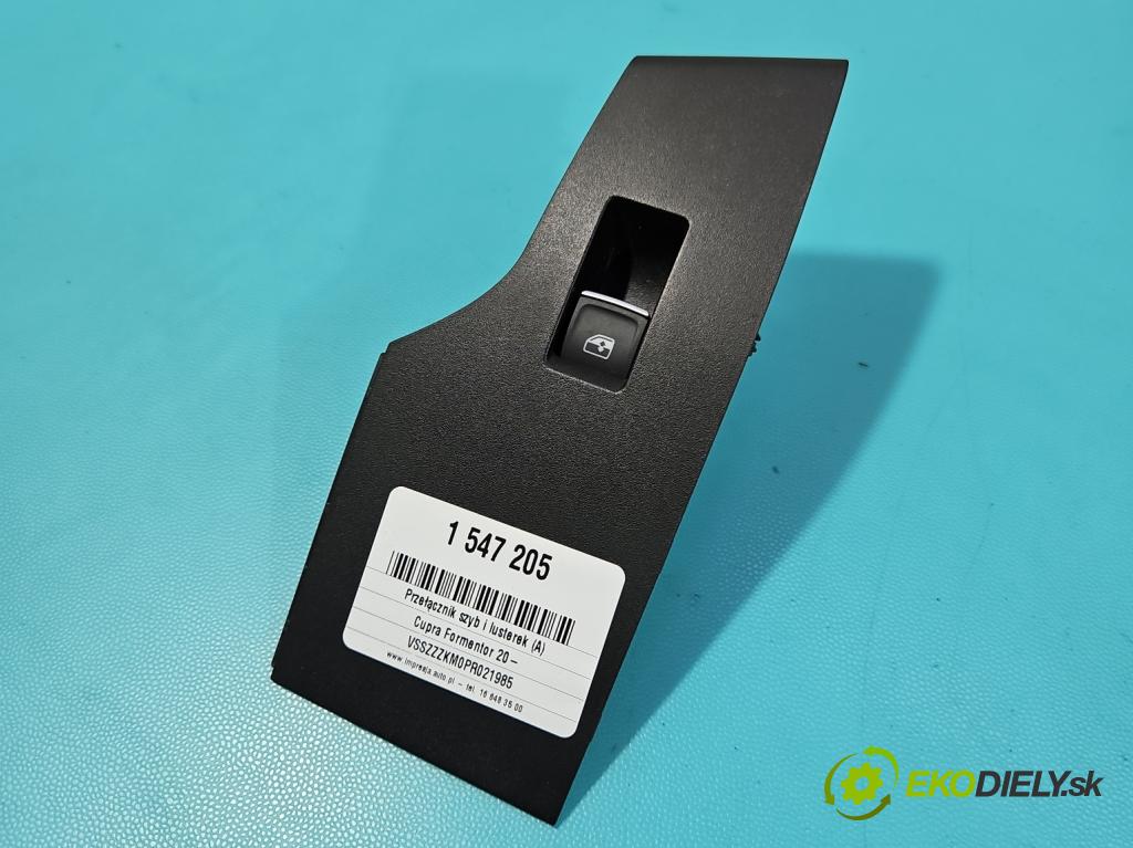 Cupra Formentor 20- 1.5 TSI 150 HP automatic 110 kW 1498 cm3 5- prepínač okien spätných zrkadiel 6F1867172