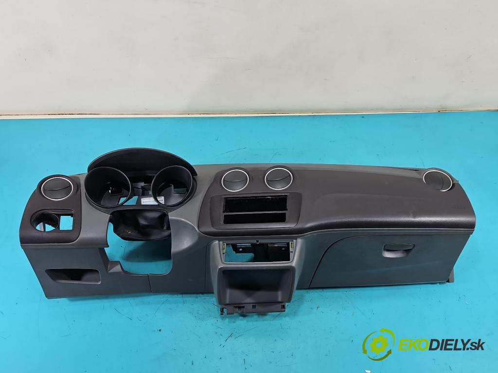 Seat Ibiza IV 6J 2008-2017 1.4 16V 86 HP manual 63 kW 1390 cm3 5- kokpit,pristrojová doska rozdeľovacia 