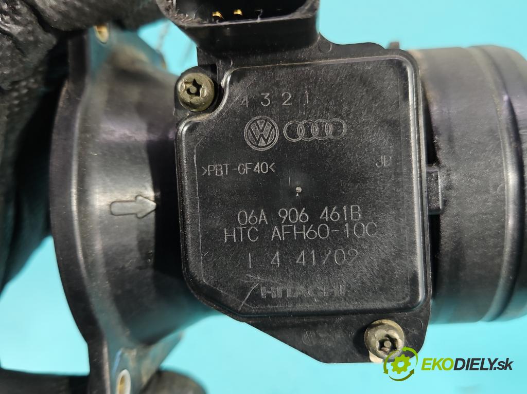 Vw New Beetle 1998-2010 1.6 SR 102 HP manual 75 kW 1595 cm3 2- průtokoměr: 06A906461B (Váha vzduchu)