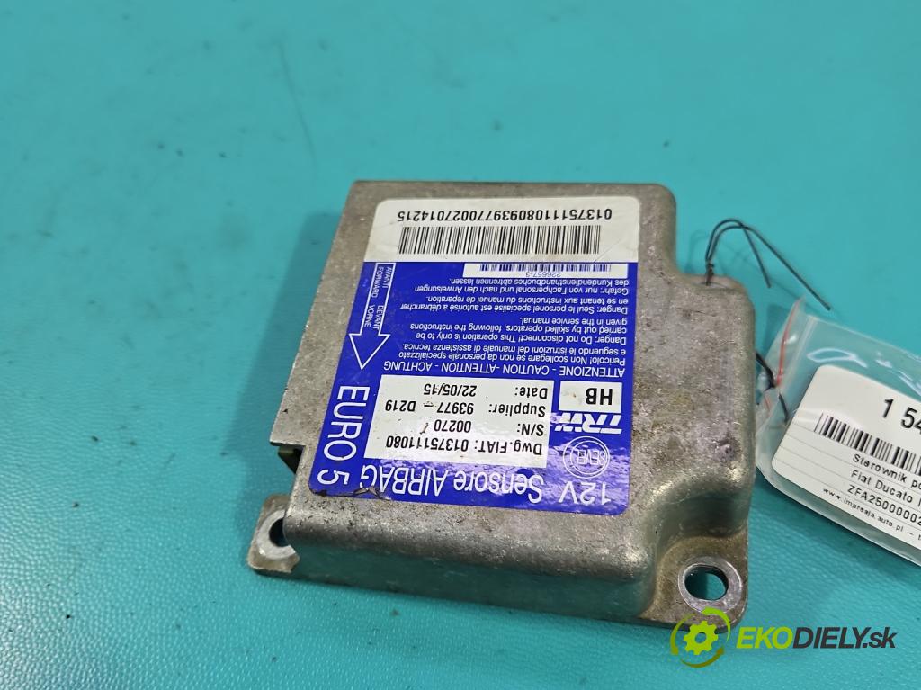 Fiat Ducato IV 2014- 2.0 jtd 116 hp manual 85 kW 1956 cm3 5- řídící jednotka polštáře: 01375111080