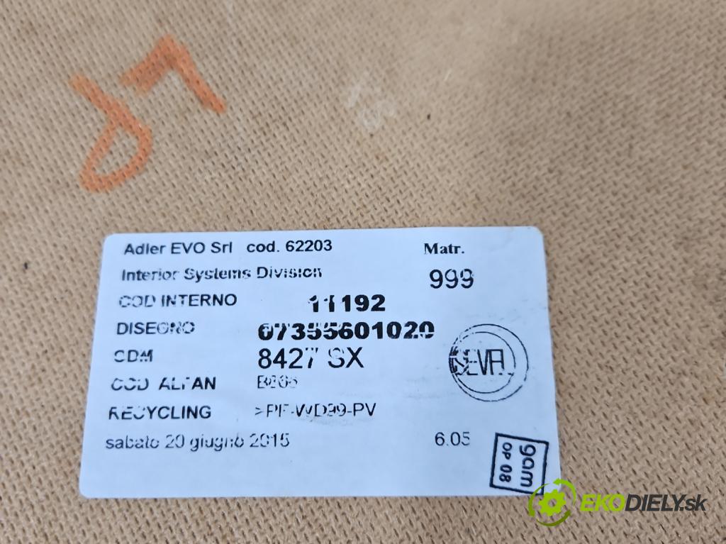 Fiat Ducato IV 2014- 2.0 jtd 116 hp manual 85 kW 1956 cm3 5- Tapacír: dveře přední levé 07355601020