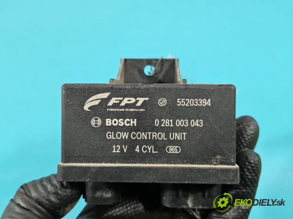 Fiat Ducato IV 2014- 2.0 jtd 116 HP manual 85 kW 1956 cm3 5- Relé: svíčky: zařicích: 0281003043 (Relé)