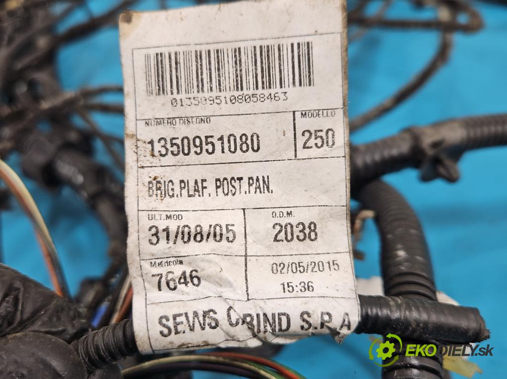 Fiat Ducato IV 2014- 2.0 jtd 116 hp manual 85 kW 1956 cm3 5- Balíček: 01382916080