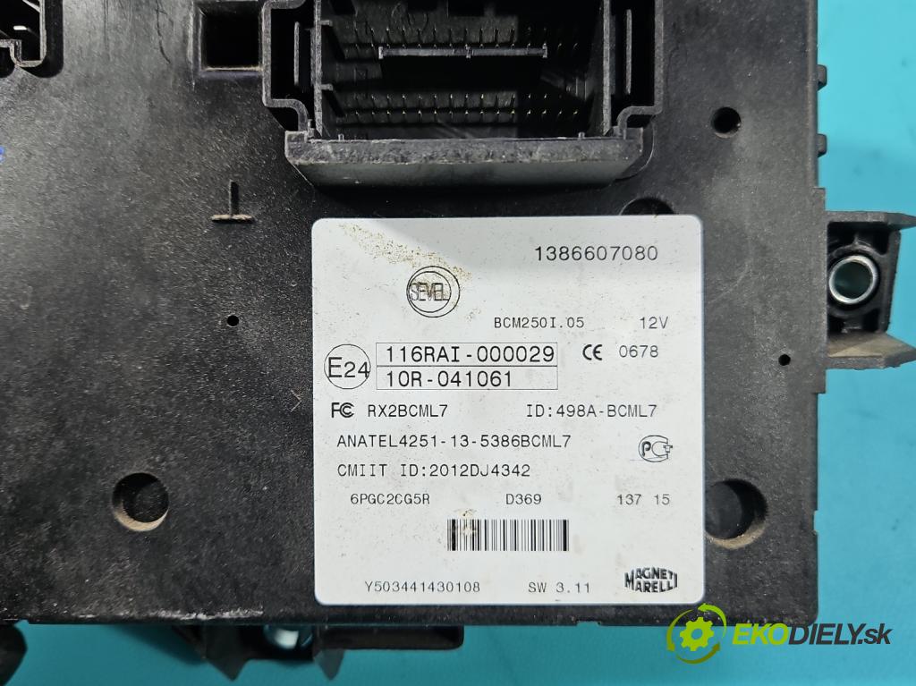 Fiat Ducato IV 2014- 2.0 jtd 116 HP manual 85 kW 1956 cm3 5- riadiaca jednotka motora 0281031317