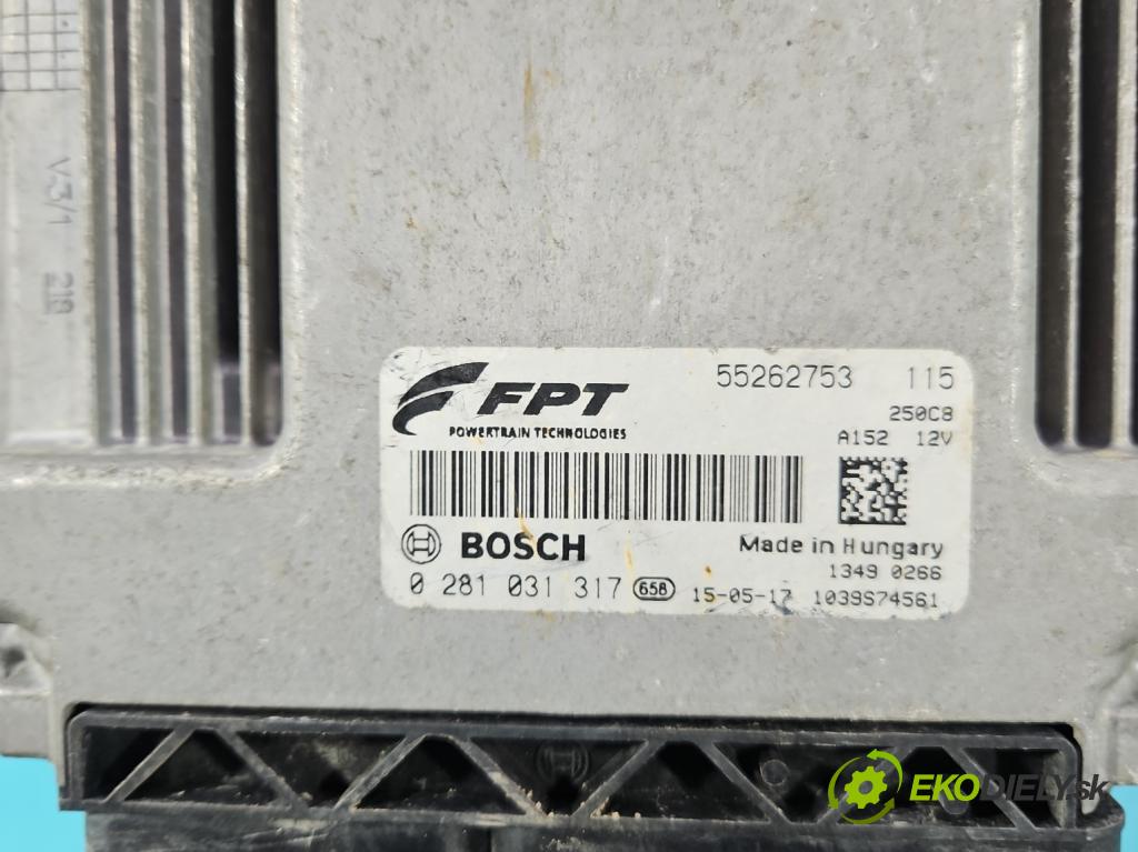 Fiat Ducato IV 2014- 2.0 jtd 116 HP manual 85 kW 1956 cm3 5- riadiaca jednotka motora 0281031317