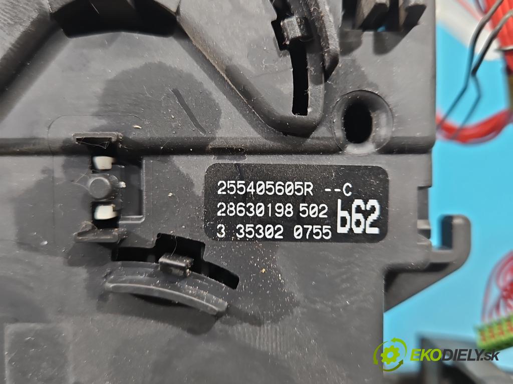 Renault Clio III 2005-2012 1.6 16V 88 hp manual 65 kW 1598 cm3 5- Přepínač blinkry: 255405605R (Páčky pod volantem)