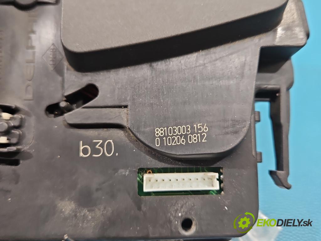 Renault Clio III 2005-2012 1.6 16V 88 HP manual 65 kW 1598 cm3 5- prepínač stieračov 88103003156 (Prepínacie páčky pod volantom)