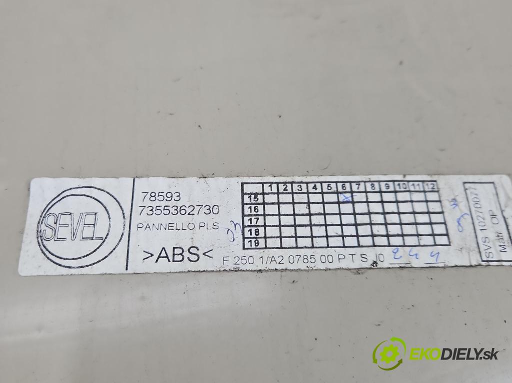 Fiat Ducato IV 2014- 2.0 jtd 116 hp manual 85 kW 1956 cm3 5- Tapacír: dveře zadní pravé