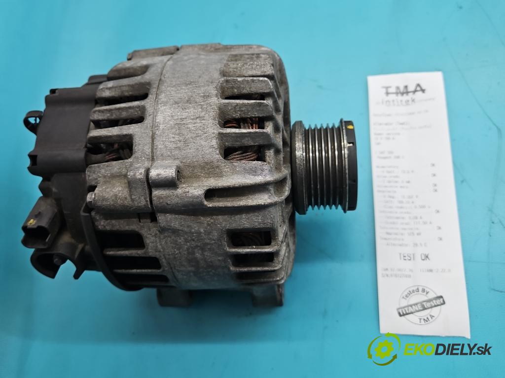 Peugeot 208 I 2012-2019 1.4 hdi 68 HP manual 50 kW 1398 cm3 5- Alternator 9678048880 (Alternátor)