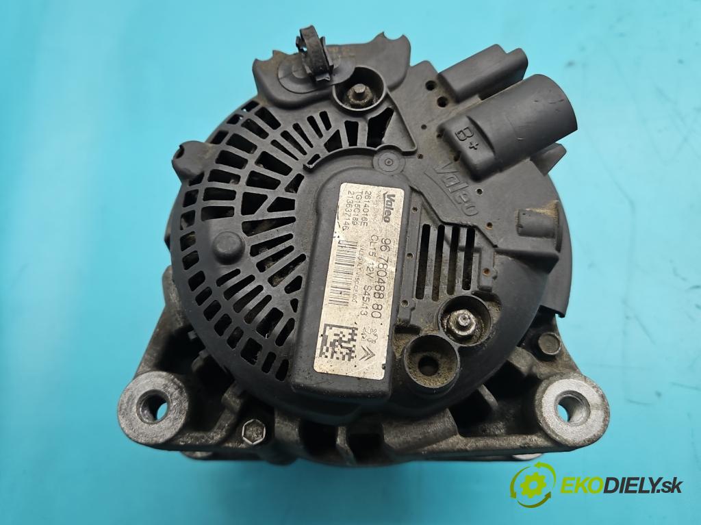 Peugeot 208 I 2012-2019 1.4 hdi 68 HP manual 50 kW 1398 cm3 5- Alternator 9678048880 (Alternátor)