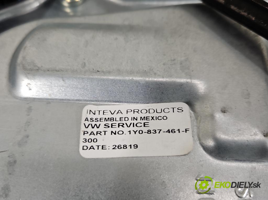 Vw New Beetle 1998-2010 1.6 SR 102 hp manual 75 kW 1595 cm3 2- mechanismus stahování přední levý 1Y0-837-461-F