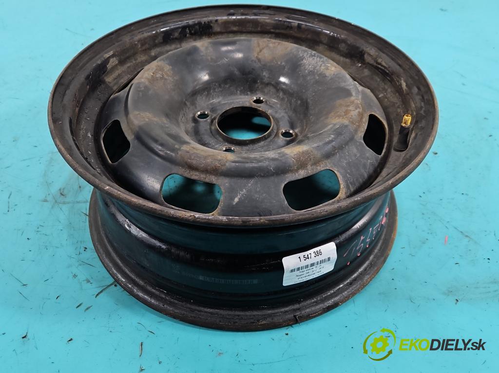 Peugeot 208 I 2012-2019 1.4 hdi 68 hp manual 50 kW 1398 cm3 5- Felga ocelový 15