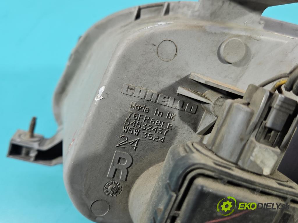 Honda Civic VI 1995-2001 1.4 16V 90 HP manual 66 kW 1396 cm3 5- Reflektor: pravý  (Svetlo predné pravé)