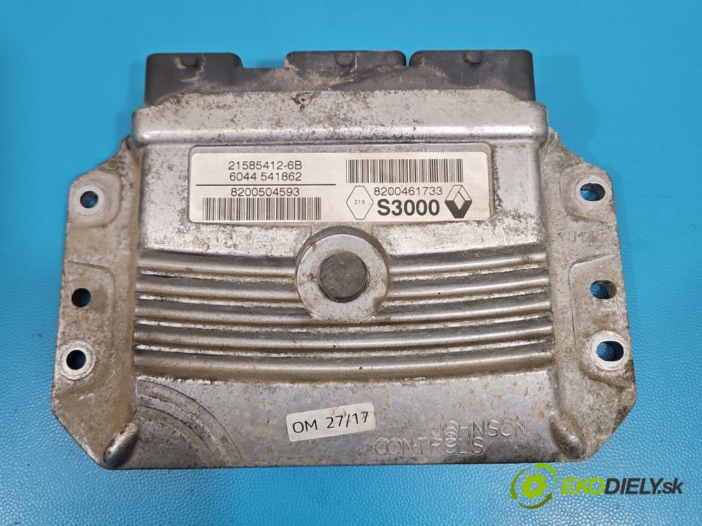 Renault Clio III 2005-2012 1.6 16V 88 HP manual 65 kW 1598 cm3 5- riadiaca jednotka motora 8200461733