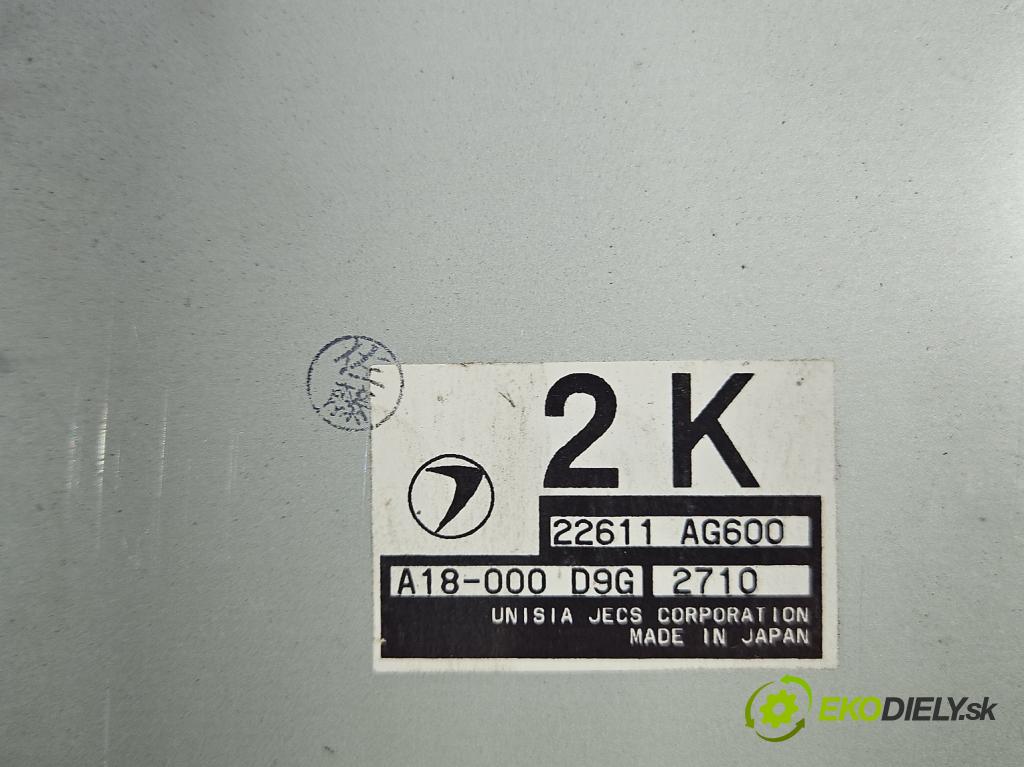 Subaru Forester II SG 2002-2008 2.0 boxer 125 HP manual 92 kW 1994 cm3 5- riadiaca jednotka motora 22611-AG600