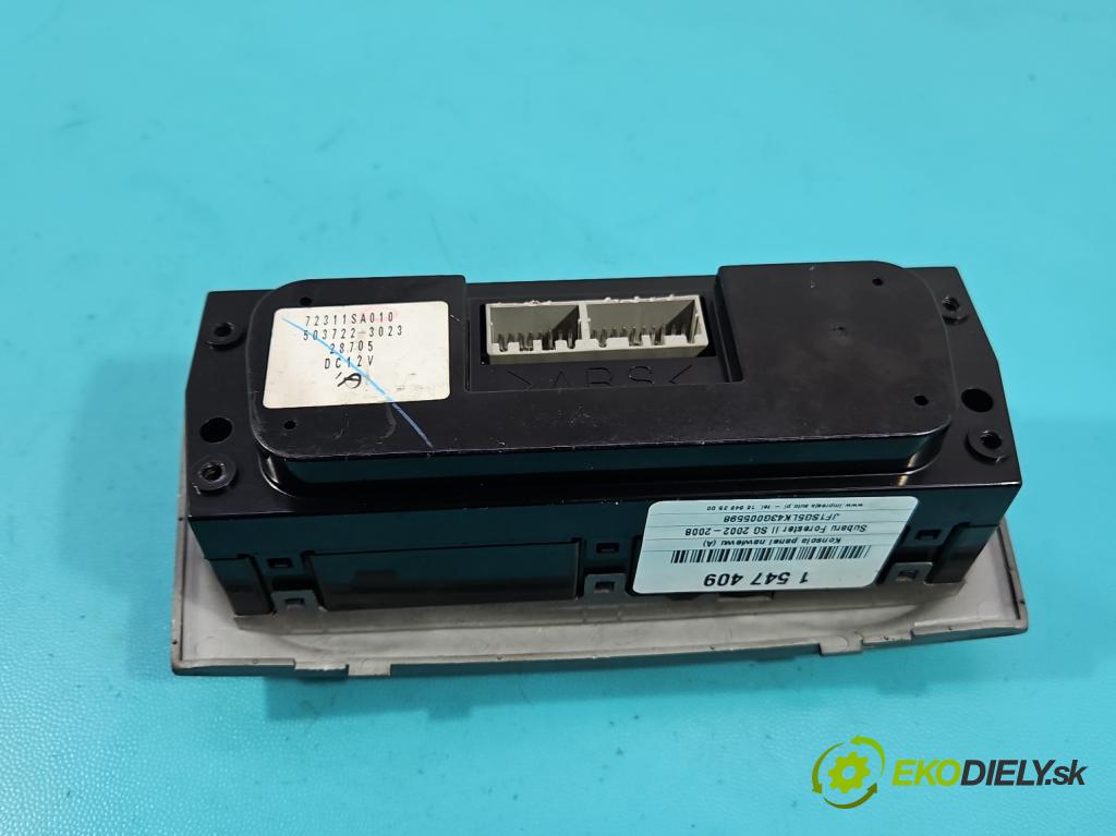 Subaru Forester II SG 2002-2008 2.0 boxer 125 HP manual 92 kW 1994 cm3 5- panel kúrenia 72311SA010