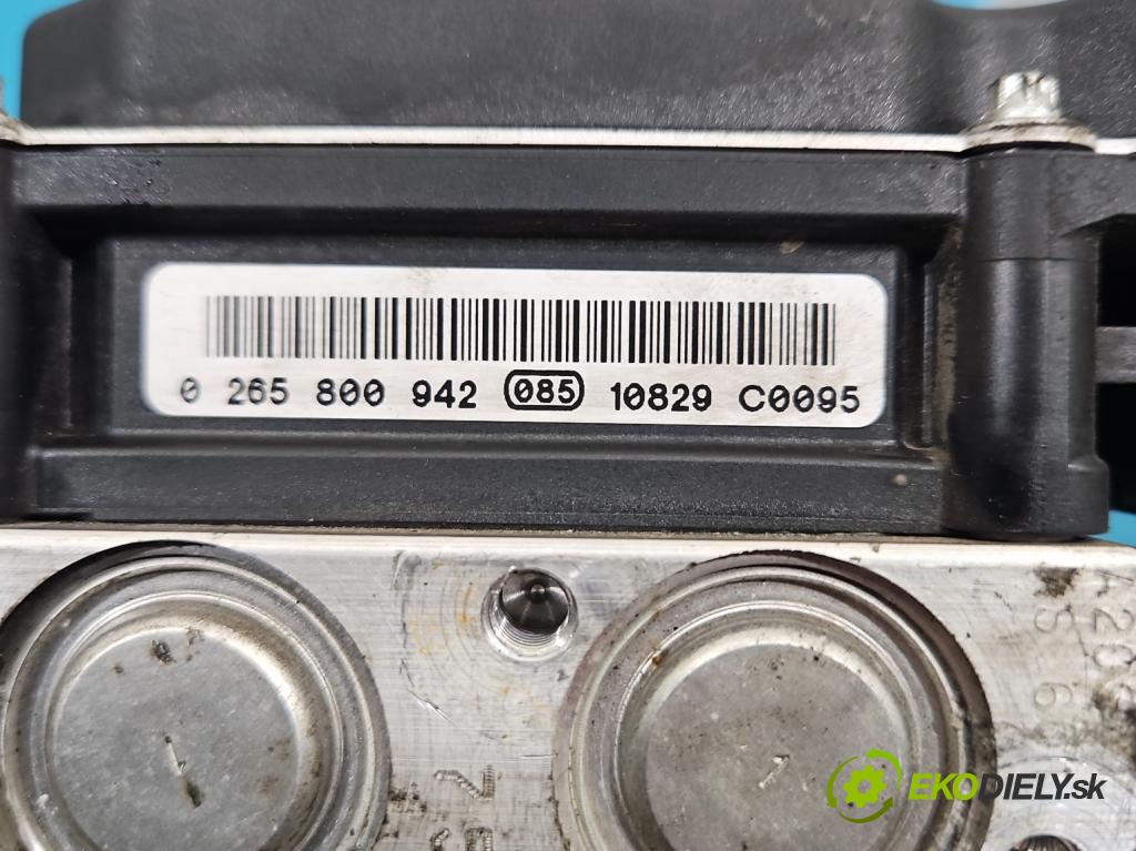 Seat Ibiza IV 6J 2008-2017 1.4 16V 86 HP manual 63 kW 1390 cm3 5- čerpadlo abs 0265237040 (Pumpa ABS)