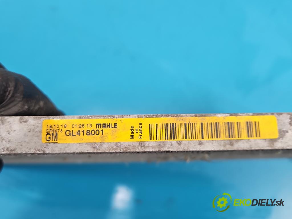 Opel Insignia B 2017-2022 2.0 cdti 209KM automatic 154 kW 1956 cm3 5- Chladič vody GL418001 (Vodní chladič)