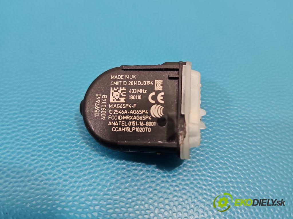 Opel Insignia B 2017-2022 2.0 cdti 209KM automatic 154 kW 1956 cm3 5- snímač tlak: pneumatika 2014DJ3194 (Snímač tlaku v pneumatike)