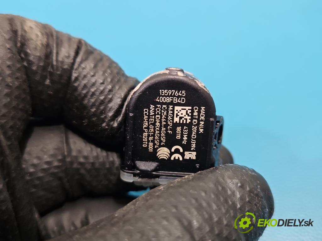 Opel Insignia B 2017-2022 2.0 cdti 209KM automatic 154 kW 1956 cm3 5- snímač tlak: pneumatika 2014DJ3194 (Snímač tlaku v pneumatike)