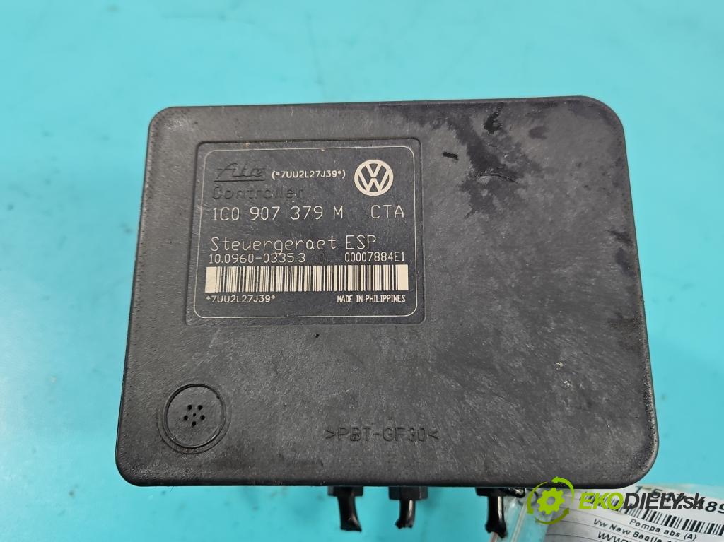 Vw New Beetle 1998-2010 1.6 SR 102 hp manual 75 kW 1595 cm3 2- čerpadlo abs 1C0907379M (Pumpa ABS)
