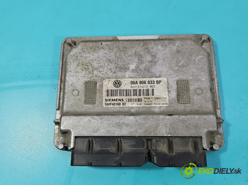 Vw New Beetle 1998-2010 1.6 SR 102 HP manual 75 kW 1595 cm3 2- riadiaca jednotka motora 06A906033BP