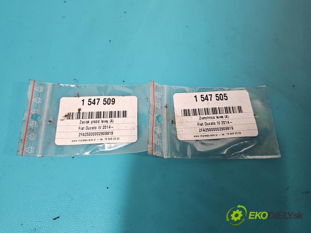 Fiat Ducato IV 2014- 2.0 jtd 116 HP manual 85 kW 1956 cm3 5- brzdič predné ľavý  (Kľučka dverí ostatné)