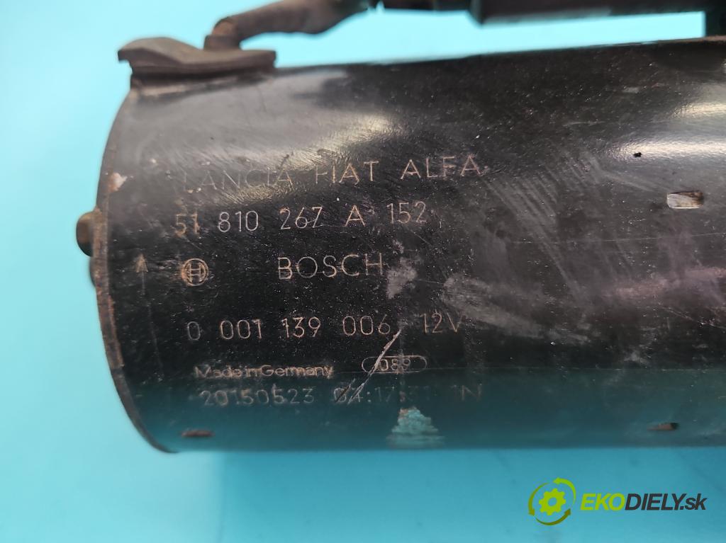 Fiat Ducato IV 2014- 2.0 jtd 116 HP manual 85 kW 1956 cm3 5- štartér 51810267A (Štartér)