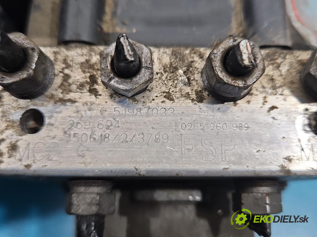 Fiat Ducato IV 2014- 2.0 jtd 116 HP manual 85 kW 1956 cm3 5- čerpadlo abs 0265260989 (Pumpa ABS)