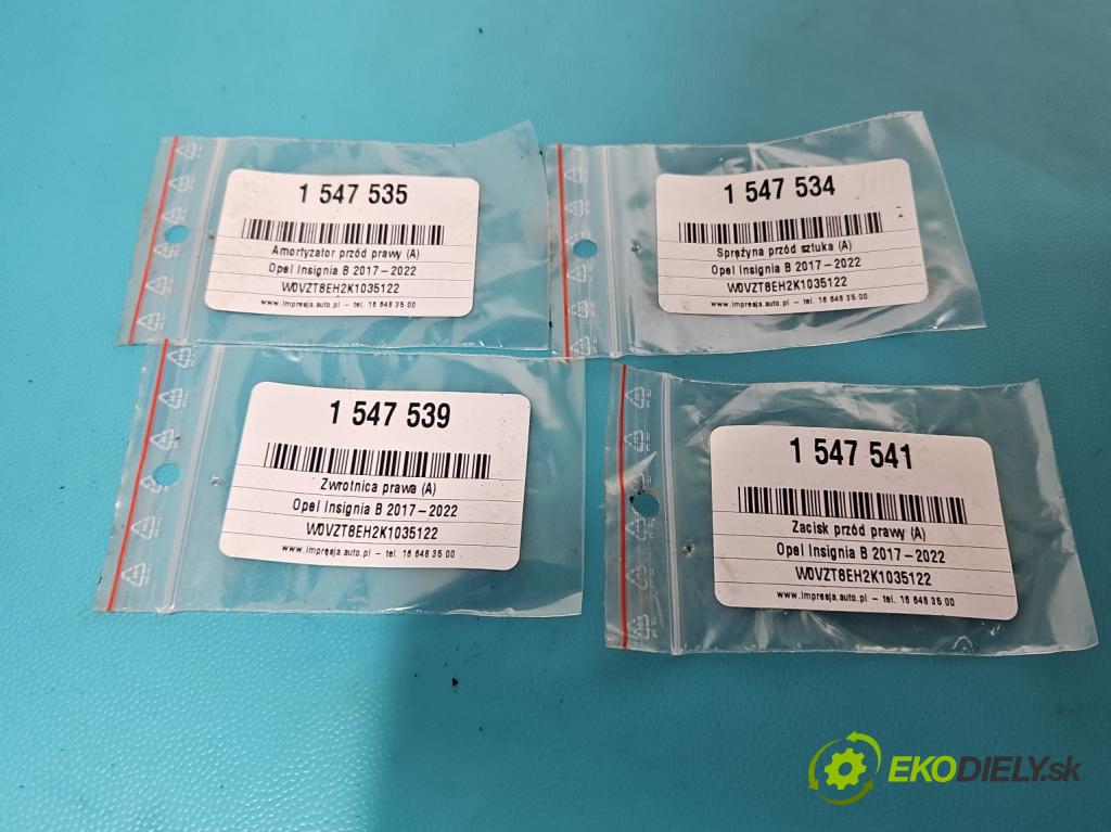 Opel Insignia B 2017-2022 2.0 cdti 209KM automatic 154 kW 1956 cm3 5- brzdič predné pravý  (Kľučka dverí ostatné)