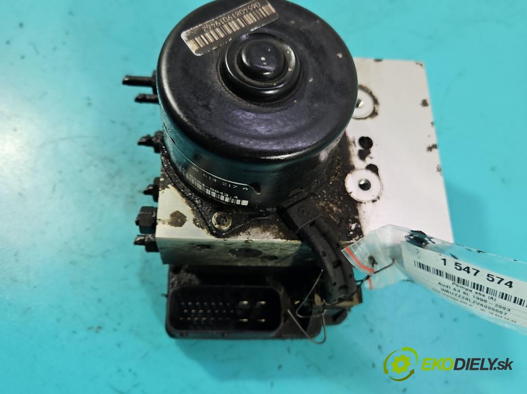 Audi A3 8L 1996-2003 1.8 20V 125 HP manual 92 kW 1781 cm3 3- čerpadlo abs 1J0614217A (Pumpa ABS)