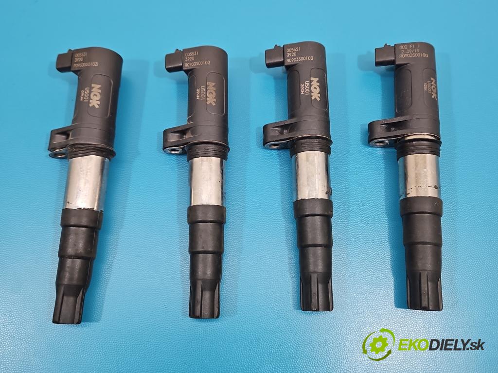 Renault Clio III 2005-2012 1.6 16V 88 HP manual 65 kW 1598 cm3 5- cievka zapaľovacia R0903S00103 (Zapaľovacia cievka)