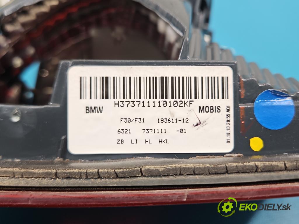 Bmw 3 F30 2011-2018 2.0d 184hp manual 135 kW 1995 cm3 5- svetlo / reflektor zadné ľavé 7371111 (Kľučka dverí ostatné)