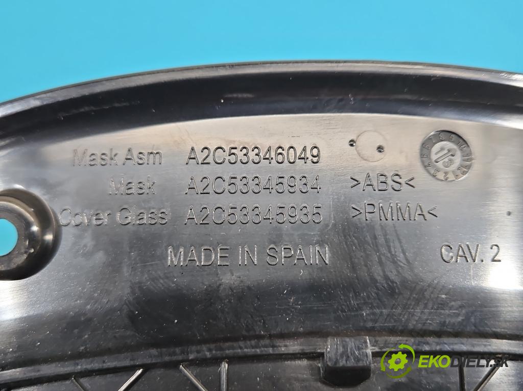 Bmw 3 F30 2011-2018 2.0d 184hp manual 135 kW 1995 cm3 5- prístrojovka/ budíky 9232895 (Prístrojová doska)