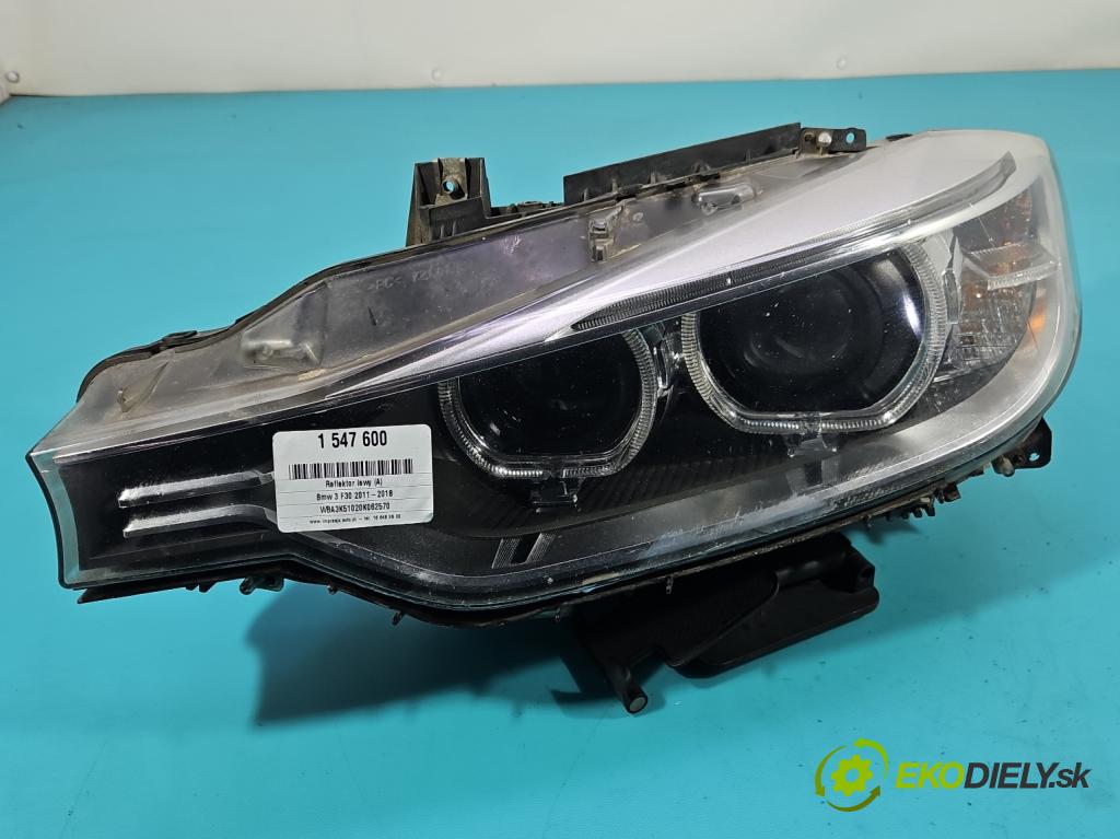 Bmw 3 F30 2011-2018 2.0d 184hp manual 135 kW 1995 cm3 5- Reflektor: ľavý 7259527 (Kľučka dverí ostatné)