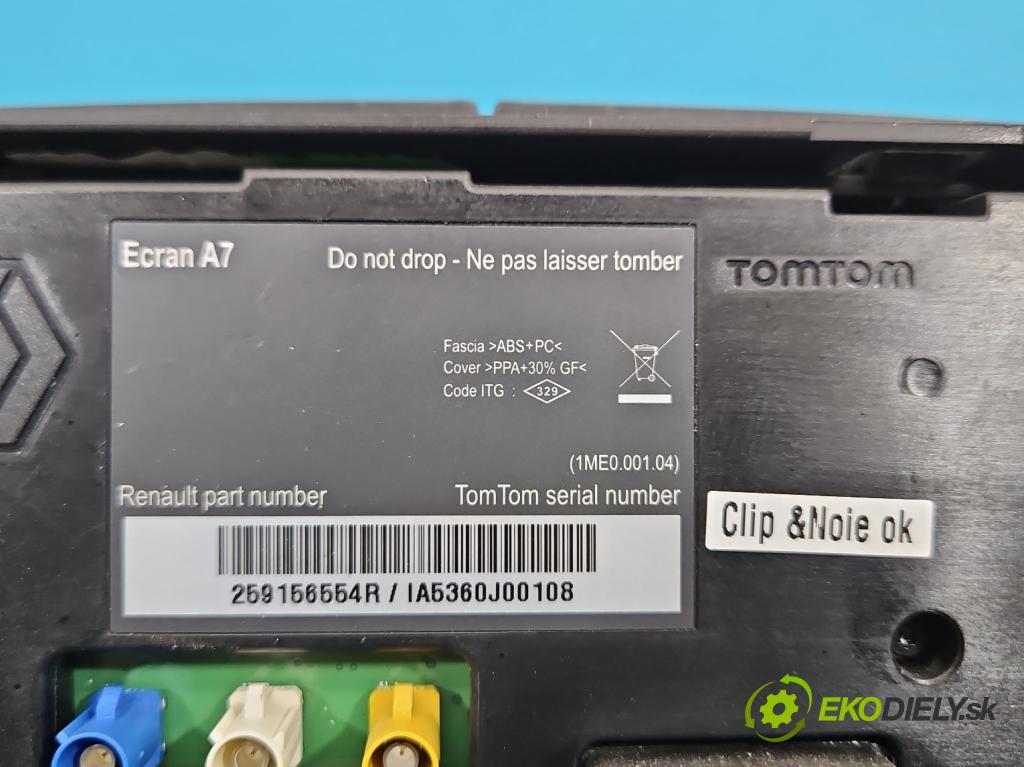 Renault Megane III 2008-2016 1.5 dci 106 HP manual 78 kW 1461 cm3 5- Zobrazit: 259156554R (Prístrojová doska)