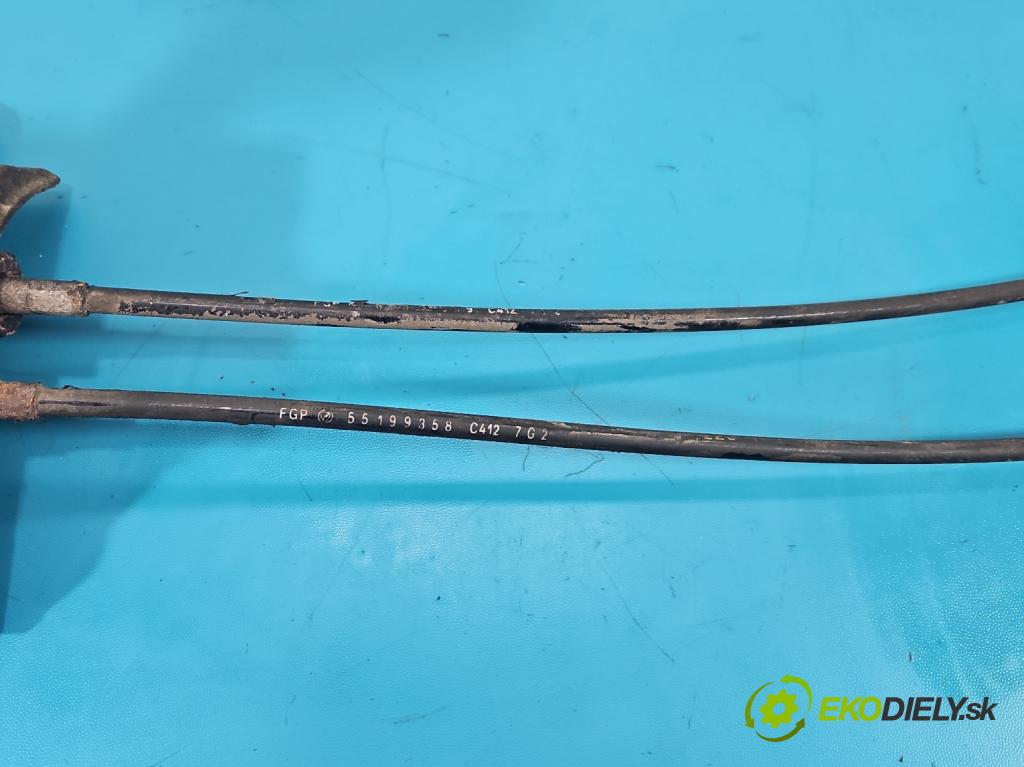 Fiat Punto Grande 1.4 8V 77 HP manual 57 kW 1368 cm3 5- Páka: Změny: stupeň,rýchlosť 00553497170 (Rýchlostná páka (kulisa))