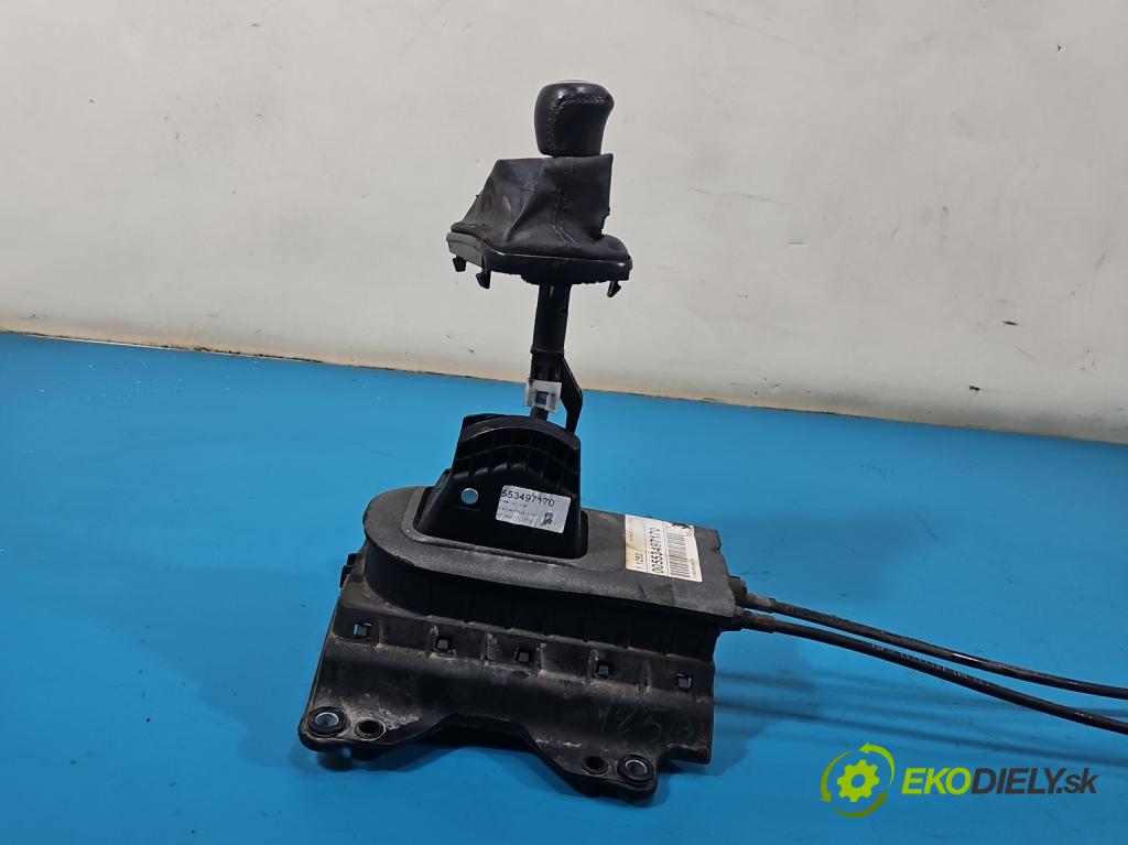 Fiat Punto Grande 1.4 8V 77 HP manual 57 kW 1368 cm3 5- Páka: Změny: stupeň,rýchlosť 00553497170 (Rýchlostná páka (kulisa))