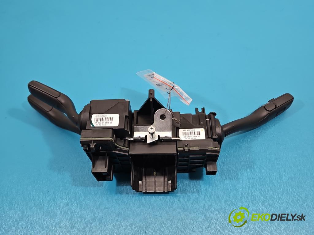 Audi Q7 2005-2015 4.2 TDI 326KM automatic 240 kW 4134 cm3 5- prepínač komplex: 4F0953549D (Prepínacie páčky pod volantom)