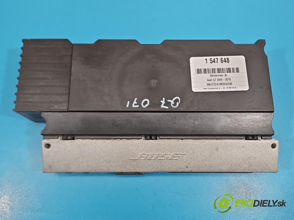 Audi Q7 2005-2015 4.2 TDI 326KM automatic 240 kW 4134 cm3 5- Zesilovač: 4L0035223D (Zesilovač)